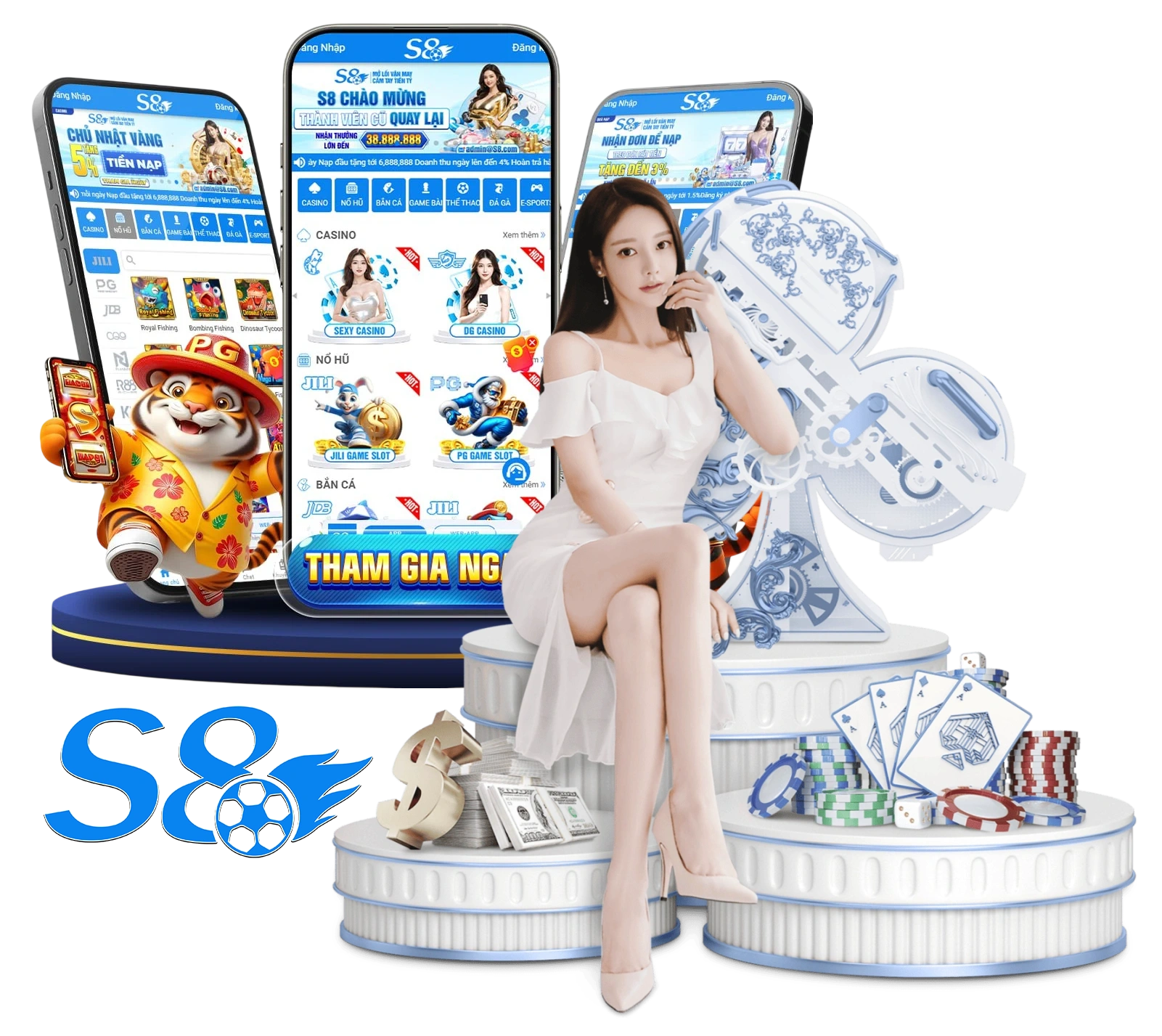 Dịch vụ ứng dụng S8 trên điện thoại